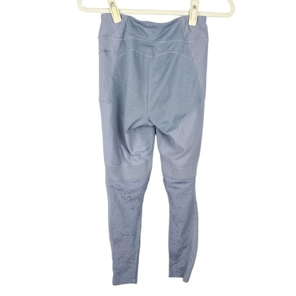 Gymshark Women’s True Texture Leggings High Waist Pockets Steel Blue (Lavender) - Picture 2 of 6